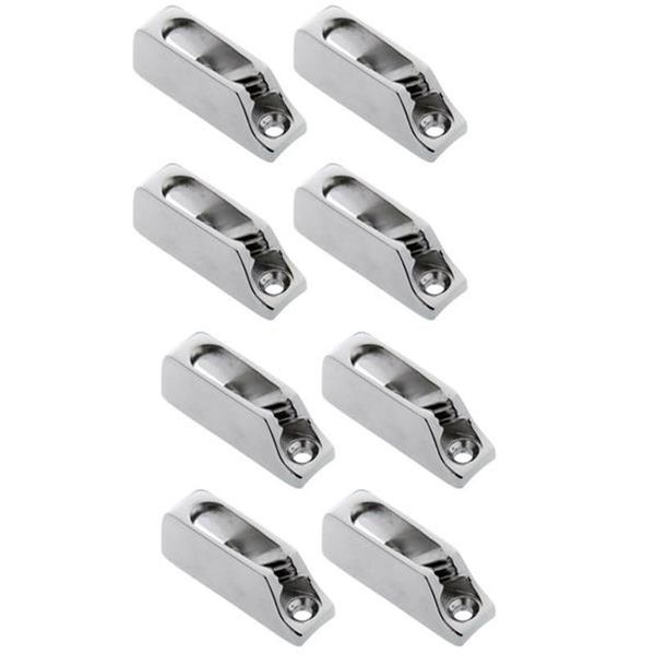 new-8 pcs sailing rigging 316 stainless steel cam cleat 3-6mm rope & line cleat for boat yacht marine etc boat accessories
new-8 pcs sailing rigging 316 stainless steel cam cleat 3-6mm rope & line cleat for boat yacht marine etc boat accessories