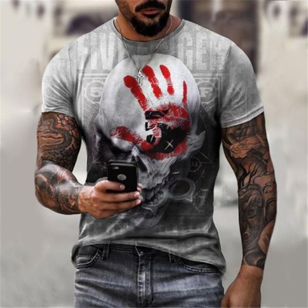 men's t-shirts summer fashion t-shirt 3d personalized skull print harajuku casual sports oversized streetwear, White;black
men's t-shirts summer fashion t-shirt 3d personalized skull print harajuku casual sports oversized streetwear, White;black