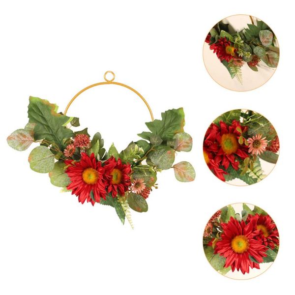 decorative flowers & wreaths 1 pc door pendant artificial red sunflower wreath hanging
decorative flowers & wreaths 1 pc door pendant artificial red sunflower wreath hanging