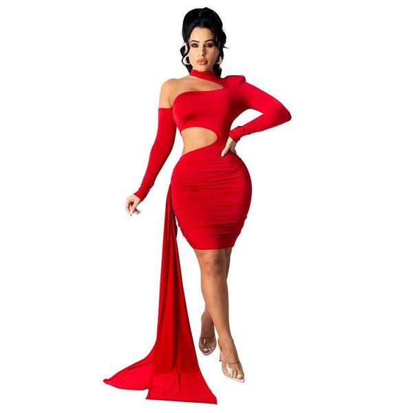 casual dresses fashion shirring hollow out dress irregular women's female bodycon party club clothing, Black;gray
casual dresses fashion shirring hollow out dress irregular women's female bodycon party club clothing, Black;gray