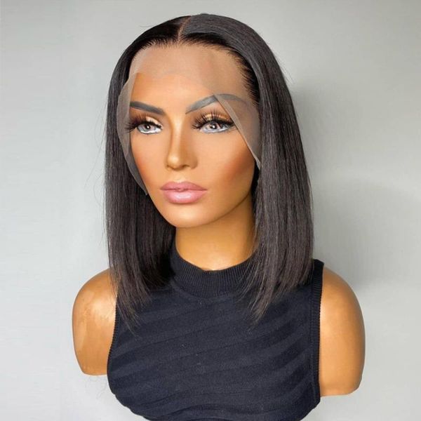 lace wigs bob bone straight frontal human hair 13x4 10-16 inches pre-plucked natural hairline 4x4 short closure wig, Black;brown
lace wigs bob bone straight frontal human hair 13x4 10-16 inches pre-plucked natural hairline 4x4 short closure wig, Black;brown