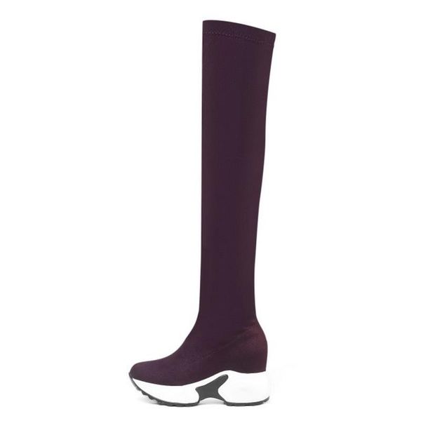 boots fanyuan 2021 over knee women casual stretch height increase shoes autumn winter long footwear size 34-43, Black
boots fanyuan 2021 over knee women casual stretch height increase shoes autumn winter long footwear size 34-43, Black