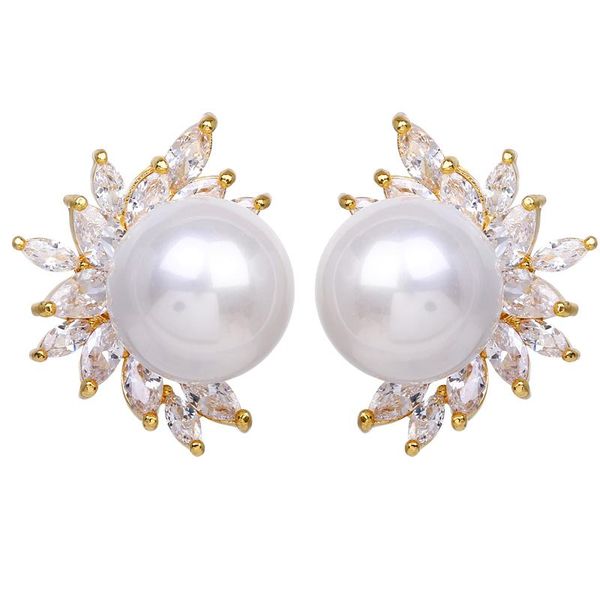stud bettyue brand 3 colors pearls charm simple fashion design jewelry unique crystal cubic zircon earring for women gift, Golden;silver
stud bettyue brand 3 colors pearls charm simple fashion design jewelry unique crystal cubic zircon earring for women gift, Golden;silver
