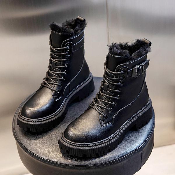 boots genuine leather women heels designer shoes for nice ankle boot female platform woman booties rubber, Black
boots genuine leather women heels designer shoes for nice ankle boot female platform woman booties rubber, Black