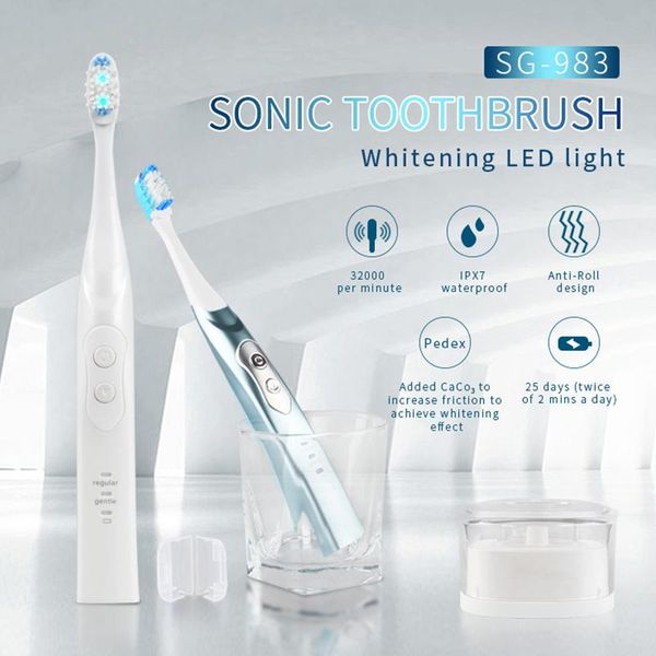 smart electric toothbrush seago sonic whitening led light anti-roll design waterproof non-slip teeth brush replaceable head
smart electric toothbrush seago sonic whitening led light anti-roll design waterproof non-slip teeth brush replaceable head