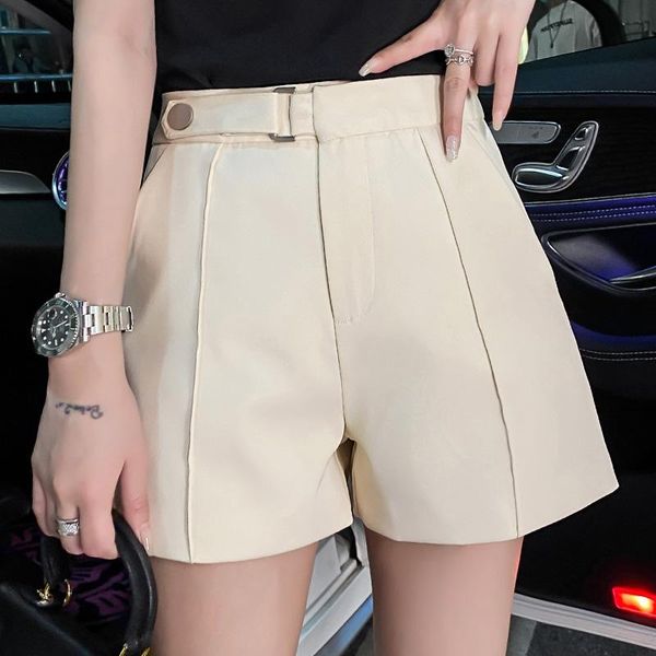 women's shorts chic all-match suits short women plus size s-3xl elegant office ladies wide leg casual 2021 spring summer, White;black
women's shorts chic all-match suits short women plus size s-3xl elegant office ladies wide leg casual 2021 spring summer, White;black