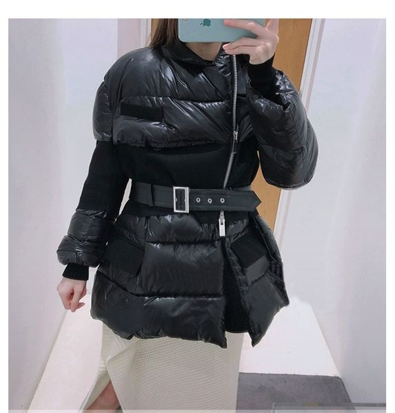 2021 coats autumn and winter new high-neck woolen stitching short personality down jacket women hwap, Black
2021 coats autumn and winter new high-neck woolen stitching short personality down jacket women hwap, Black