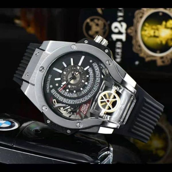 wristwatches 2021 watch quartz stanson silica gel sports large dial science fiction avant garde handsome man, Slivery;brown
wristwatches 2021 watch quartz stanson silica gel sports large dial science fiction avant garde handsome man, Slivery;brown