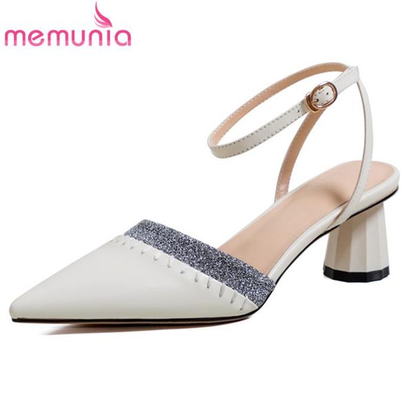 sandals memunia 2021 arrive women high heels genuine leather shoes ankle buckle simple fashion summer woman, Black
sandals memunia 2021 arrive women high heels genuine leather shoes ankle buckle simple fashion summer woman, Black