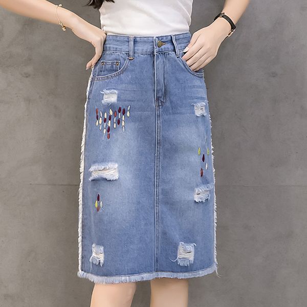 2021 new summer fashion embroidery tassels knee-length pencil denim skirts womens elegant blue classical package skir g6qz, Black
2021 new summer fashion embroidery tassels knee-length pencil denim skirts womens elegant blue classical package skir g6qz, Black