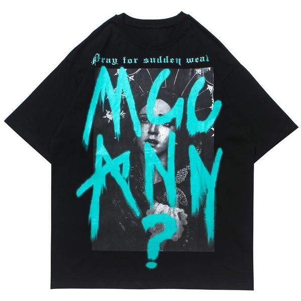 men's t-shirts lacible streetwear oversized tees shirts hip hop graffiti poster print tshirts hipster casual punk rock gothic loose, White;black
men's t-shirts lacible streetwear oversized tees shirts hip hop graffiti poster print tshirts hipster casual punk rock gothic loose, White;black