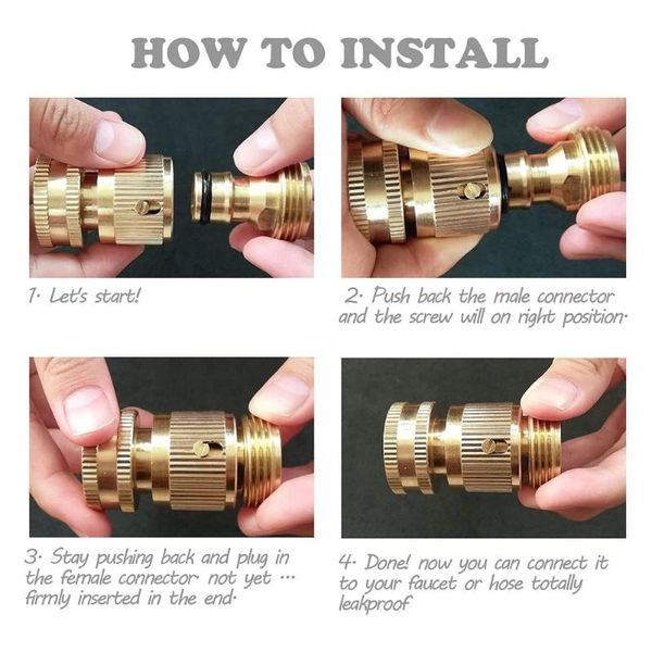 watering equipments 2set 3/4garden water hose quick connector fit brass male female connect fitting
watering equipments 2set 3/4garden water hose quick connector fit brass male female connect fitting