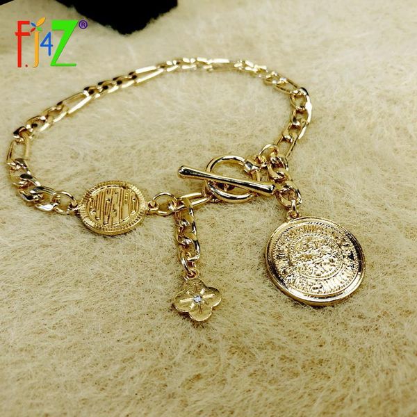 charm bracelets f.j4z women's charms for women 2021 vintage golden metal coins toggle bangle jewelry gifts, Golden;silver
charm bracelets f.j4z women's charms for women 2021 vintage golden metal coins toggle bangle jewelry gifts, Golden;silver