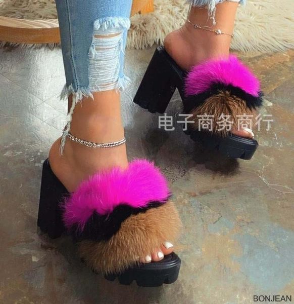 dress shoes summer 2021 fashion women fur sandal woman rubber high heel platform outdoor buckle slippers beach ladies sandals, Black
dress shoes summer 2021 fashion women fur sandal woman rubber high heel platform outdoor buckle slippers beach ladies sandals, Black