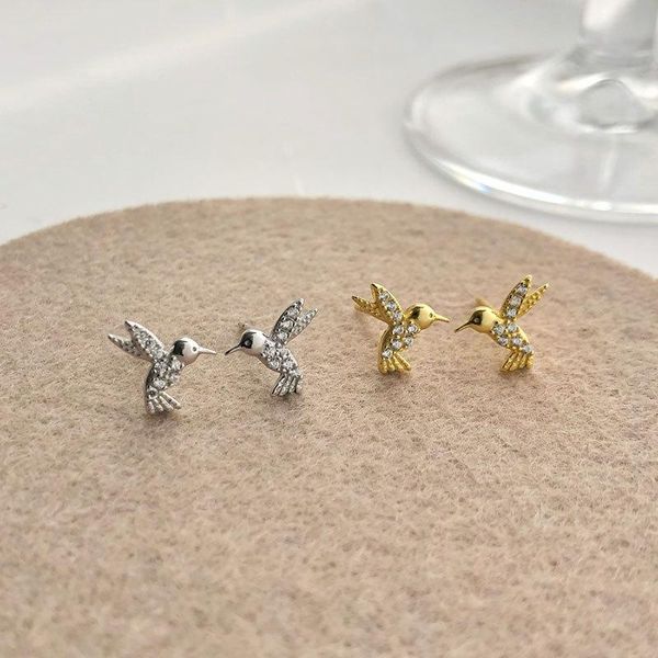 stud xlc18 real 925 sterling silver cute little hummingbird earrings for women girls, Golden;silver
stud xlc18 real 925 sterling silver cute little hummingbird earrings for women girls, Golden;silver