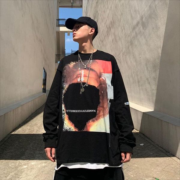 men's hoodies & sweatshirts retro high street burn character print long sleeve dark loose casual hoodie for men and women hip hop, Black
men's hoodies & sweatshirts retro high street burn character print long sleeve dark loose casual hoodie for men and women hip hop, Black