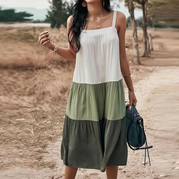 casual dresses dabourfeel sling patchwork long dress mouwlless strapless bags loose for vacation beach 2021 summer, Black;gray
casual dresses dabourfeel sling patchwork long dress mouwlless strapless bags loose for vacation beach 2021 summer, Black;gray