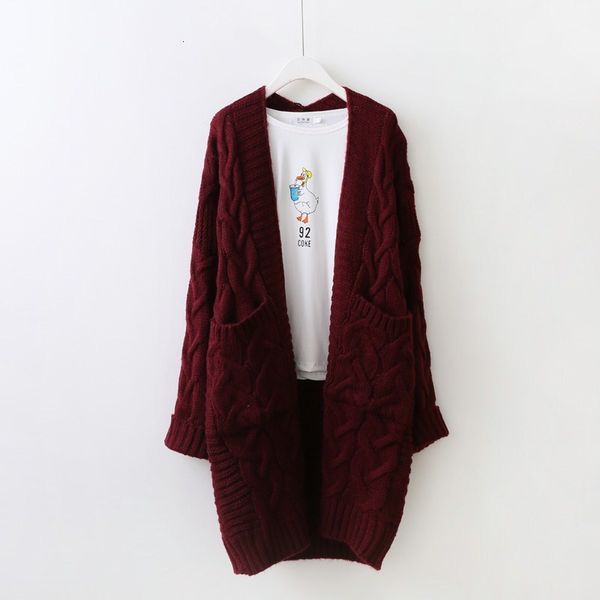 women's sweaters women sweater cardigans v neck twisted long knit jackets big pockets spring jumpers harajuku warm poncho ckad, White;black
women's sweaters women sweater cardigans v neck twisted long knit jackets big pockets spring jumpers harajuku warm poncho ckad, White;black