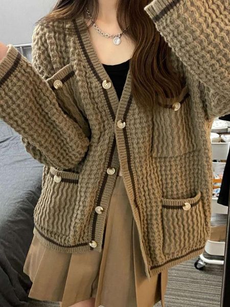 women's knits & tees 2021 early autumn korean loose versatile lazy style long sleeved sweater coat knitted cardigan fashion rac, White
women's knits & tees 2021 early autumn korean loose versatile lazy style long sleeved sweater coat knitted cardigan fashion rac, White