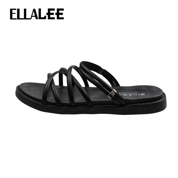 sandals ellalee women summer slip-on eva pu leather flat two style female fashion slippers casual trend shoes, Black
sandals ellalee women summer slip-on eva pu leather flat two style female fashion slippers casual trend shoes, Black