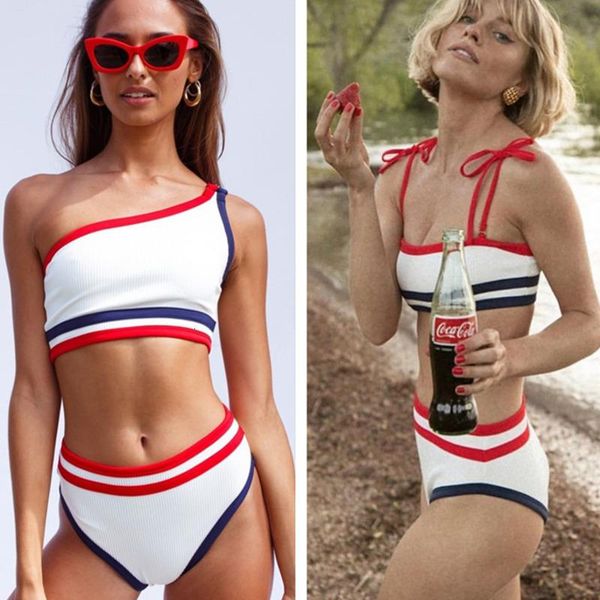 white one-shoulder bandeau high-waist bikini female swimwear beach swim sports bathing suit women brazilian girl swimsuit
white one-shoulder bandeau high-waist bikini female swimwear beach swim sports bathing suit women brazilian girl swimsuit