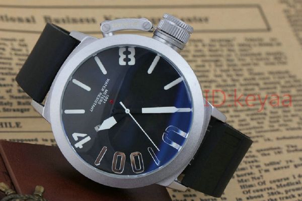 silver case designer mens boat watch sports 50mm big silver watch rubber classic luxury automatic movement mechanical u watches wristwatch, Slivery;brown
silver case designer mens boat watch sports 50mm big silver watch rubber classic luxury automatic movement mechanical u watches wristwatch, Slivery;brown