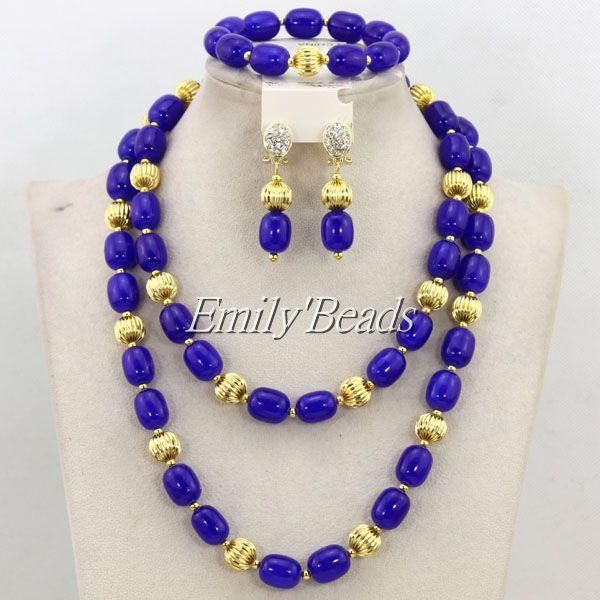 earrings & necklace 2021 fashion costume african beads jewelry set royal blue nigerian wedding wholesale cj407, Silver
earrings & necklace 2021 fashion costume african beads jewelry set royal blue nigerian wedding wholesale cj407, Silver