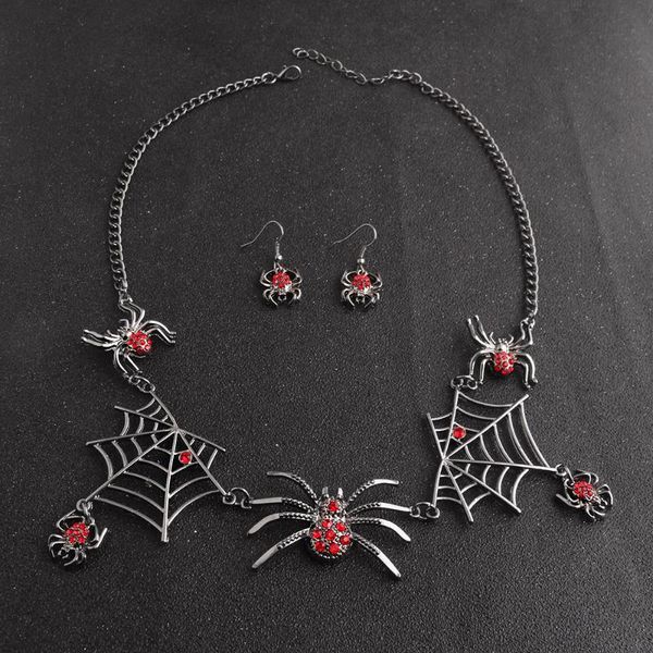 pendant necklaces creative spider web set necklace high-end exquisite crystal clavicle chain halloween ladies party jewelry gift, Silver
pendant necklaces creative spider web set necklace high-end exquisite crystal clavicle chain halloween ladies party jewelry gift, Silver