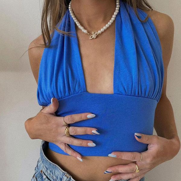 women's tanks & camis 2021 summer halter neck crop women blue v backless beach green y2k patchwork casual sleeveless tank, White
women's tanks & camis 2021 summer halter neck crop women blue v backless beach green y2k patchwork casual sleeveless tank, White