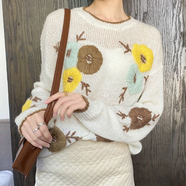 new long sleeve floral crochet sweater women pullover knit autumn winter warm sweaters 2021 vintage o neck jumper 4tmq, White;black
new long sleeve floral crochet sweater women pullover knit autumn winter warm sweaters 2021 vintage o neck jumper 4tmq, White;black
