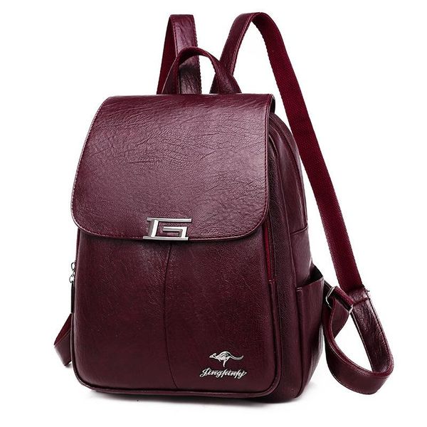 backpack for women 2021 fashion, all-around leisure, korean version travel backpack, simple soft leather student bag trend
backpack for women 2021 fashion, all-around leisure, korean version travel backpack, simple soft leather student bag trend