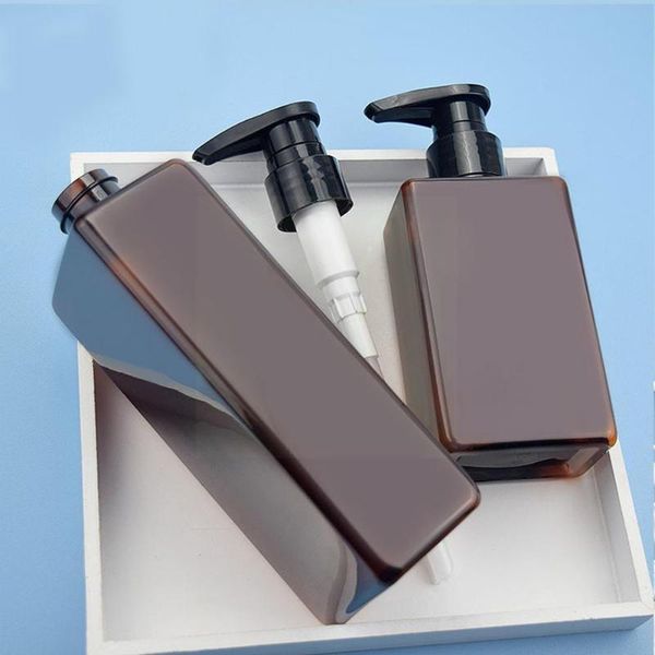 storage bottles & jars 300/500ml brown square flat bottle pet lotion large-capacity shampoobody bottling refillable o9d6
storage bottles & jars 300/500ml brown square flat bottle pet lotion large-capacity shampoobody bottling refillable o9d6