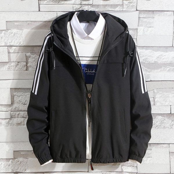 men's jackets autumn 2021 trend brand ins handsome casual ing hooded sports, Black;brown
men's jackets autumn 2021 trend brand ins handsome casual ing hooded sports, Black;brown