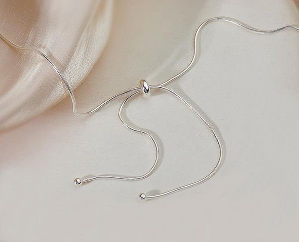 modern jewelry snake chain necklace selling popular style silvery plating single bead short necklace for girl gifts, Golden;silver
modern jewelry snake chain necklace selling popular style silvery plating single bead short necklace for girl gifts, Golden;silver