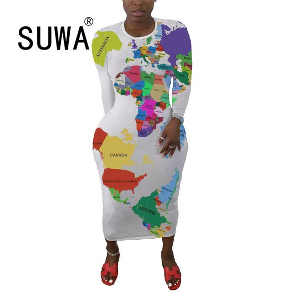 map print sheath ankle-length dresses for women long sleeve celebrity fashion bodycon vestidos festival party club clothes 210525, White
map print sheath ankle-length dresses for women long sleeve celebrity fashion bodycon vestidos festival party club clothes 210525, White