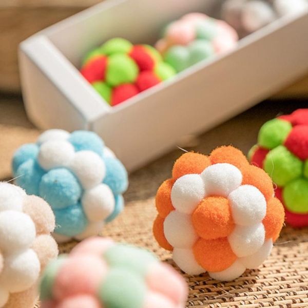cat toys pet toy faux feather bell chew colorful handmade bouncy ball kitten interactive supplies
cat toys pet toy faux feather bell chew colorful handmade bouncy ball kitten interactive supplies