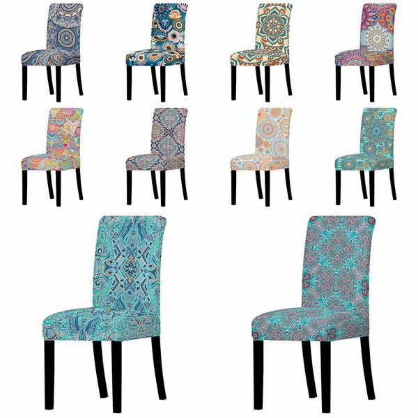 chair covers mandala cover removable anti-dust banquet elastic slipcover for living room protector
chair covers mandala cover removable anti-dust banquet elastic slipcover for living room protector