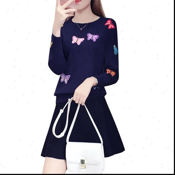 knitted pullover women sweaters 2021 autumn fashion o neck embroidery slim knitwear jumpers pull femme womens plus size, White;black
knitted pullover women sweaters 2021 autumn fashion o neck embroidery slim knitwear jumpers pull femme womens plus size, White;black