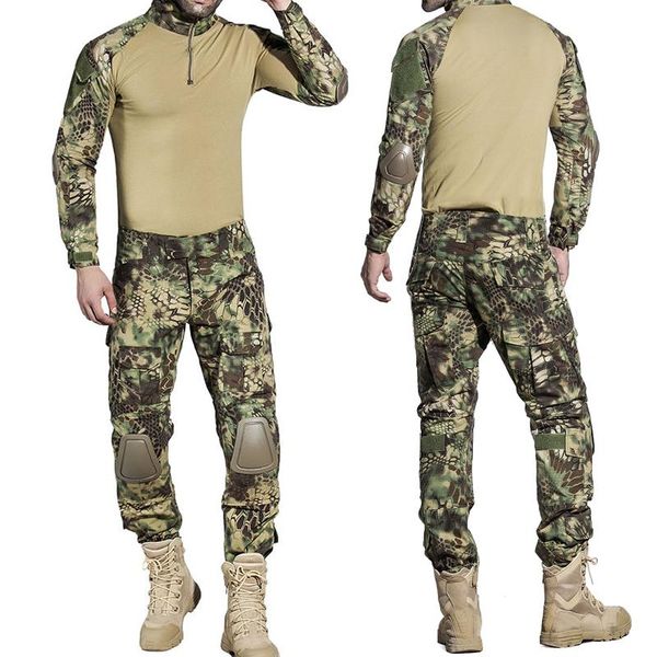 hunting sets outdoor paintball clothing shooting uniform tactical combat camouflage shirts cargo pants elbow/knee pads suits, Camo
hunting sets outdoor paintball clothing shooting uniform tactical combat camouflage shirts cargo pants elbow/knee pads suits, Camo
