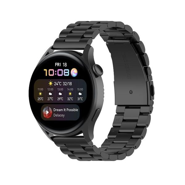 watch bands 22mm three-bead solid stainless steel strap wristband suitable for huawei 3, Black;brown
watch bands 22mm three-bead solid stainless steel strap wristband suitable for huawei 3, Black;brown