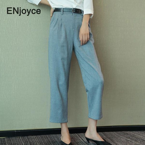 women's pants & capris striped grey high waist for women spring summer classic office ladies work wear trousers female casual pencil, Black;white
women's pants & capris striped grey high waist for women spring summer classic office ladies work wear trousers female casual pencil, Black;white