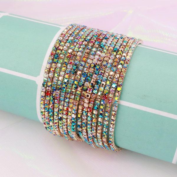 charm bracelets colorful bling bracelet bangle for girls 10pcs/lot tennis luxury elegant party jewelry, Golden;silver
charm bracelets colorful bling bracelet bangle for girls 10pcs/lot tennis luxury elegant party jewelry, Golden;silver
