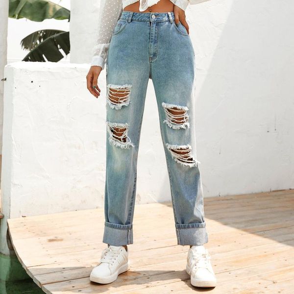 women's jeans 2021 autumn ladies ripped washed high waist fashion casual all-match denim trousers clothing ws111, Blue
women's jeans 2021 autumn ladies ripped washed high waist fashion casual all-match denim trousers clothing ws111, Blue