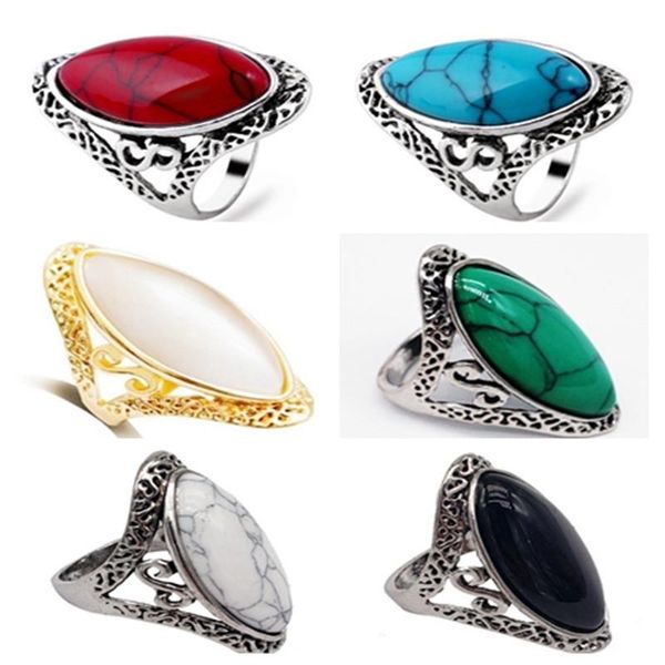cluster rings ofertas vintage bohemian style 6 colors oval stone finger jewelry for women engagement wedding bridal size -11, Golden;silver
cluster rings ofertas vintage bohemian style 6 colors oval stone finger jewelry for women engagement wedding bridal size -11, Golden;silver