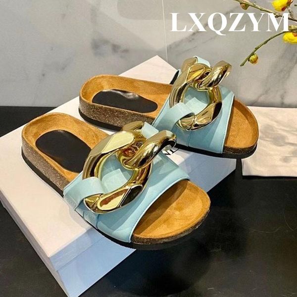 slippers fashion metal chain platform shoes women slip on open toe slides sandals casual beach zapatos mujer, Black
slippers fashion metal chain platform shoes women slip on open toe slides sandals casual beach zapatos mujer, Black