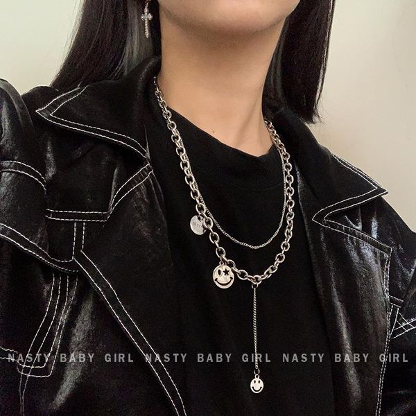 pendant necklaces ins multi-layer necklace feminine elegance collarbone chain light luxury niche design sense versatile sweater, Silver
pendant necklaces ins multi-layer necklace feminine elegance collarbone chain light luxury niche design sense versatile sweater, Silver