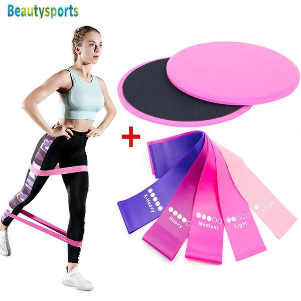resistance bands yoga pilates rubber 5 pieces loop 1 pair gliding discs core sliders set
resistance bands yoga pilates rubber 5 pieces loop 1 pair gliding discs core sliders set