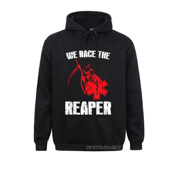 men's hoodies & sweatshirts emt ems and paramedic coat we race the reaper for men funny hip hop sportswears long sleeve, Black
men's hoodies & sweatshirts emt ems and paramedic coat we race the reaper for men funny hip hop sportswears long sleeve, Black