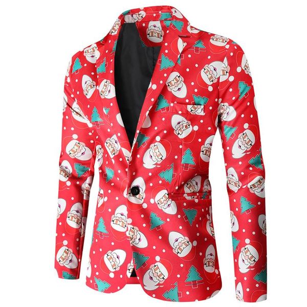 men's jackets fashion christmas printed jacket single-breasted suit casual coats &, Black;brown
men's jackets fashion christmas printed jacket single-breasted suit casual coats &, Black;brown