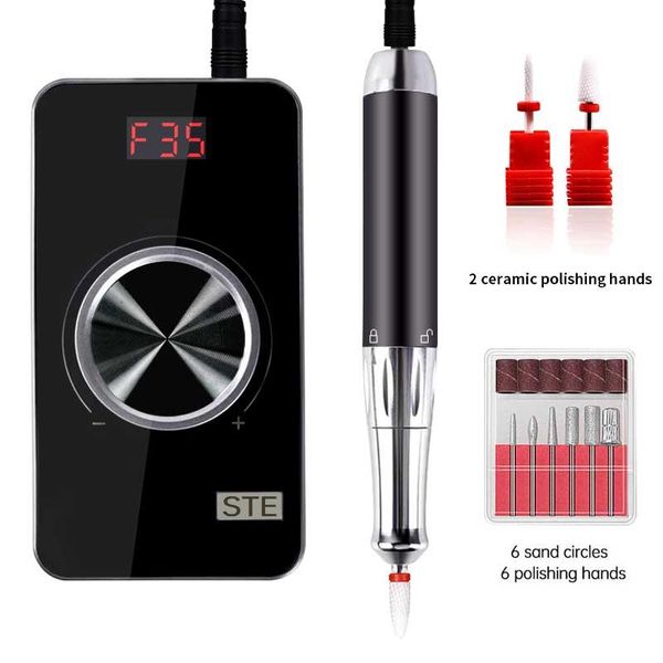 nail art equipment 2021 35,000rpm drill machine for manicure pedicure rechargeable brushless motor professional electric file tool, Silver
nail art equipment 2021 35,000rpm drill machine for manicure pedicure rechargeable brushless motor professional electric file tool, Silver